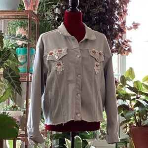 Embroidered Jean Jacket
